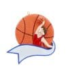 Basketball Dunk Ornament-Boy