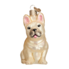 French Bulldog Glass Ornament
