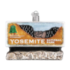 Yosemite National Park Glass Ornament