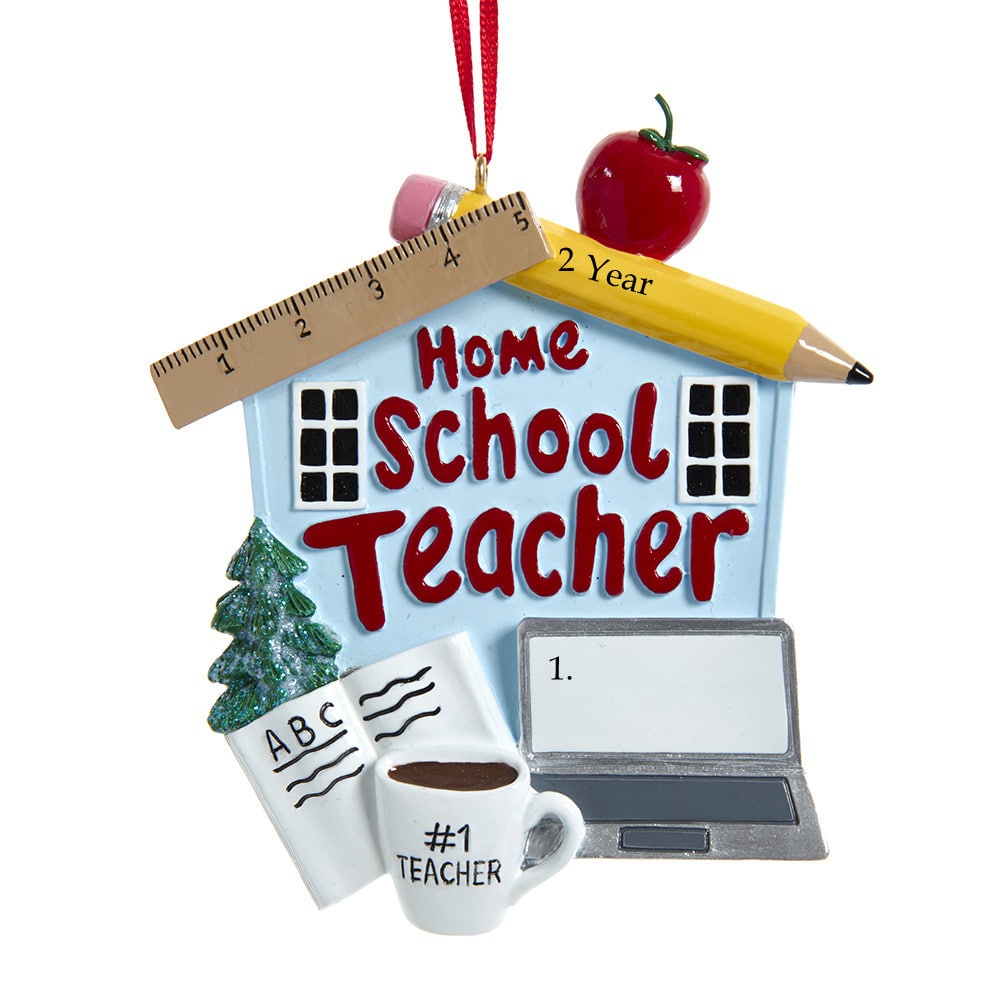 Home School Teacher Ornament Winterwood Gift & Christmas Shoppes