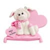 Baby's 1st Christmas Lamb Ornament-Girl