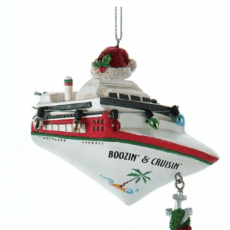 CRUISE SHIP ORNAMENT FOR PERSONALIZATION