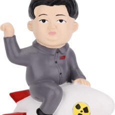 Funny Rocket Man Christmas Ornament
