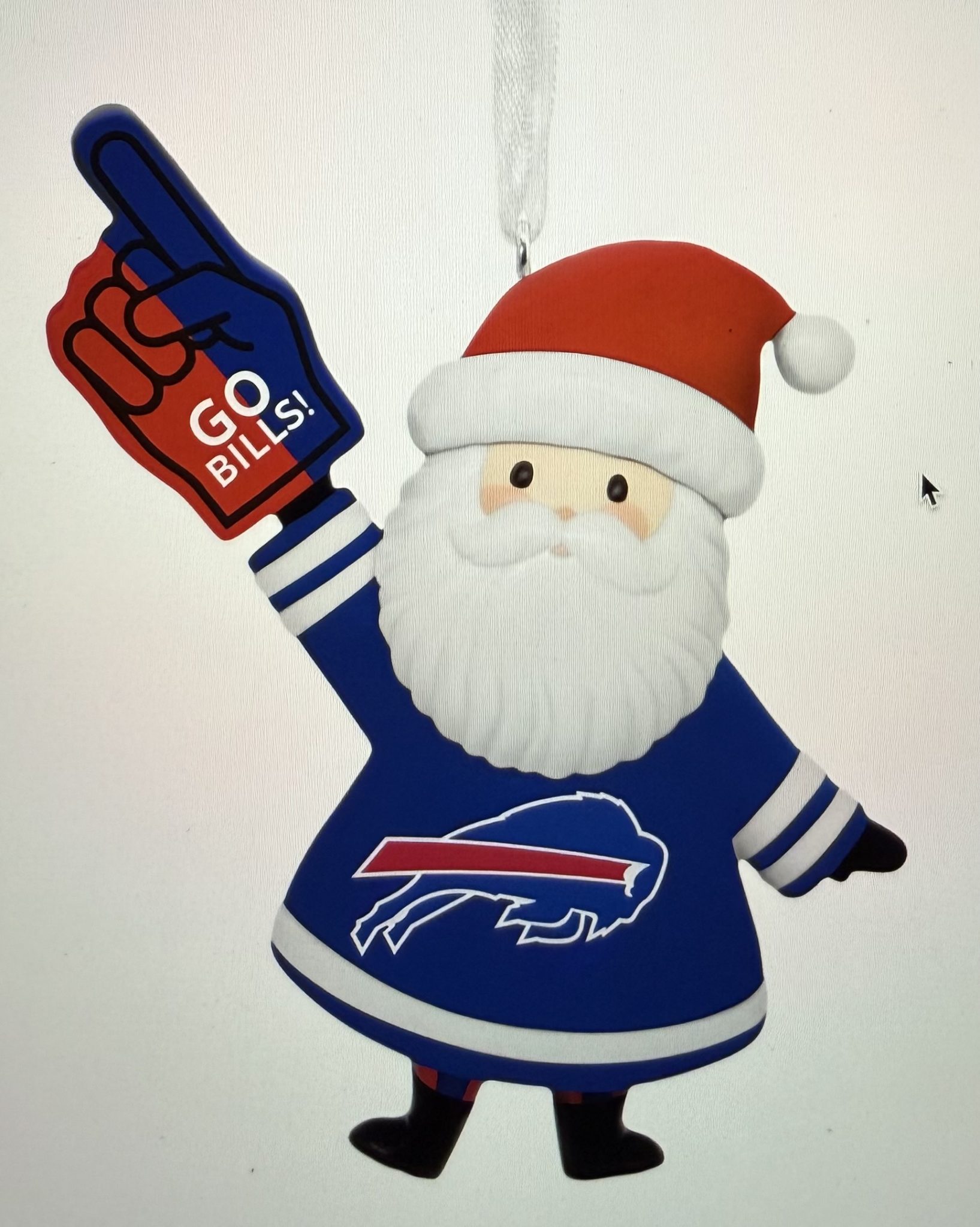 Buffalo Bills Santa Fan Hallmark ornament