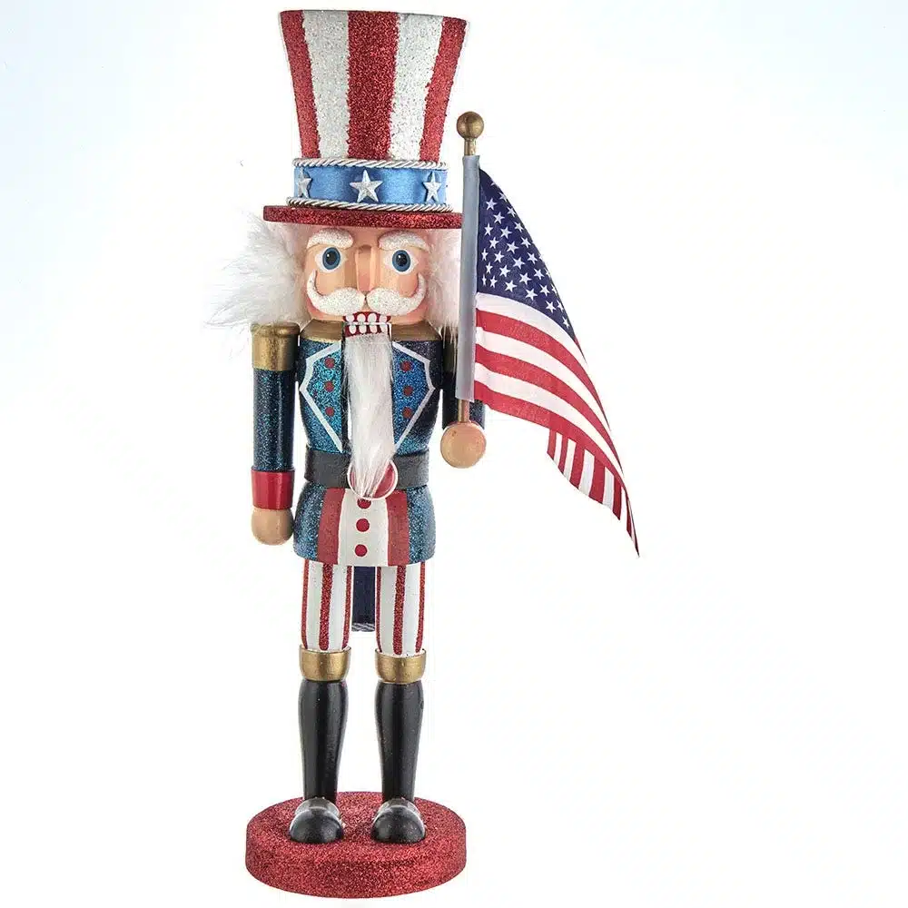 15″ Hollywood Nutcrackers™ Uncle Sam Nutcracker